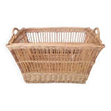 Large vintage wicker basket