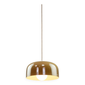 Space Age Brown Pendant Lamp from Guzzini, 1960s