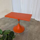 Table vintage orange par Finžgar & Zorman pour Meblo Yougoslavie