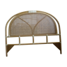 Rattan headboard and natural canning