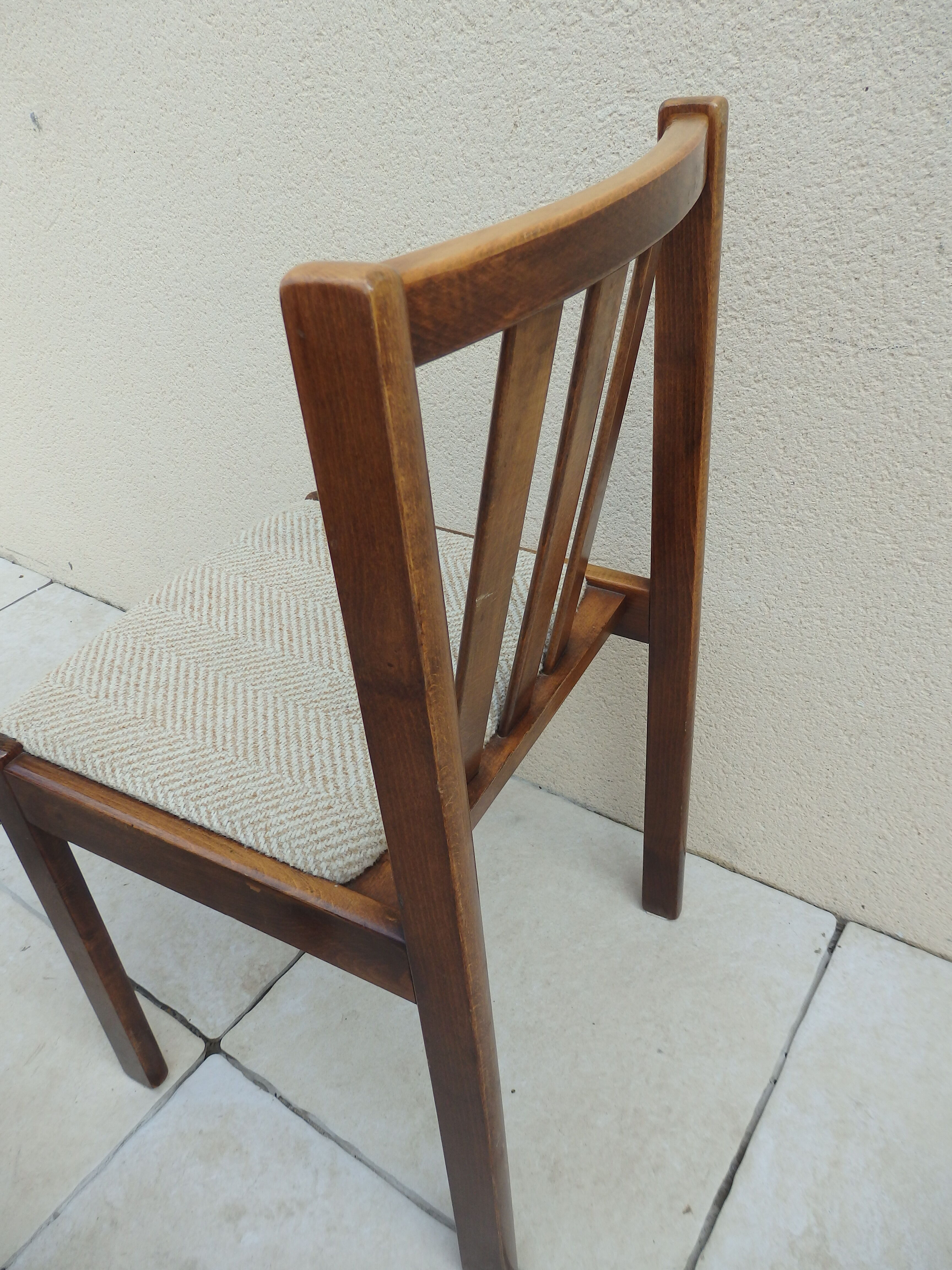 4 vintage Scandinavian chairs