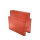 Space age pink plastic magazine rack, Giotto Stoppino, Kartell 1970s