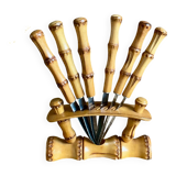 6 small bamboo knives