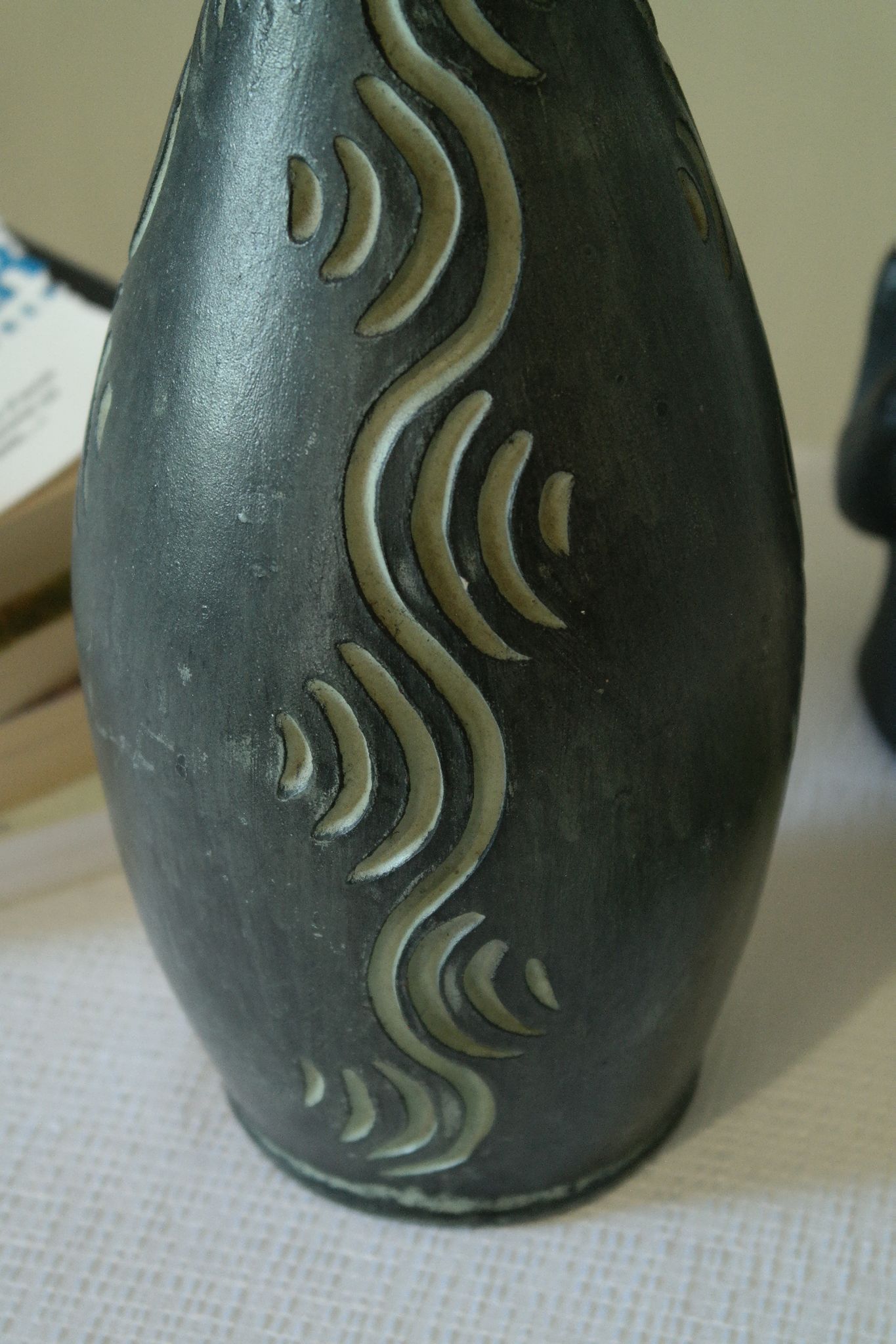 Ceramic vase GERUNDA SPAIN vintage brutalist