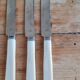 Setvde 12 knives in bakelite and stainless steel