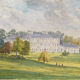 Tableau Aquarelle Parc du chateau (anglais ?) par Ronald Pickop