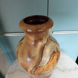 Vase WG Scheurich 490-42 decorated with cave paintings