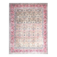 1970s Vintage Persian Handmade Wool Cotton Light Tan Area Rug 285x387
