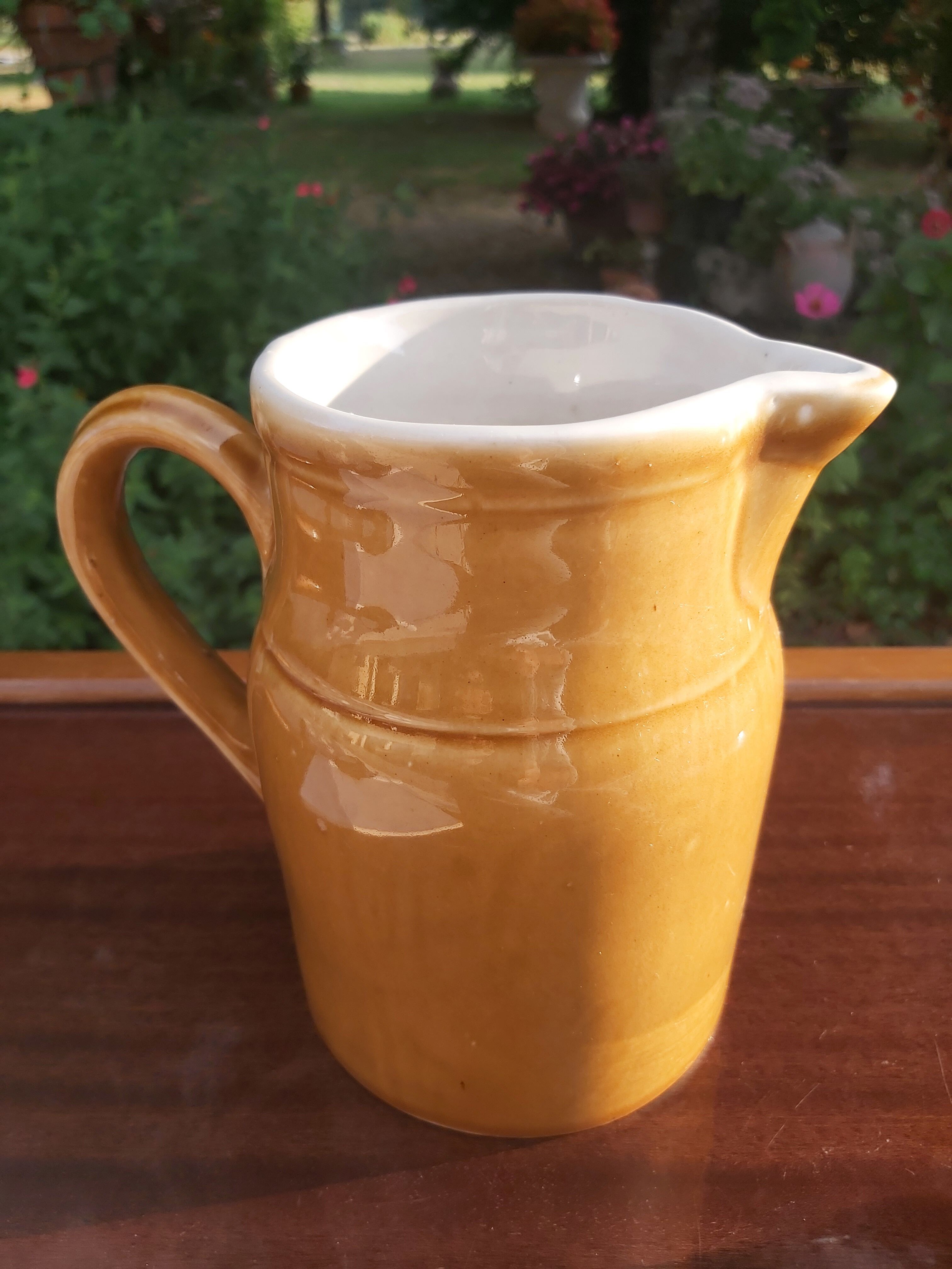 Pitcher glazed stoneware Digoin