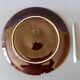 Vintage oyster plate in majolica ceramic, Vallauris style