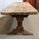 Table monastère en chêne brut XIXème