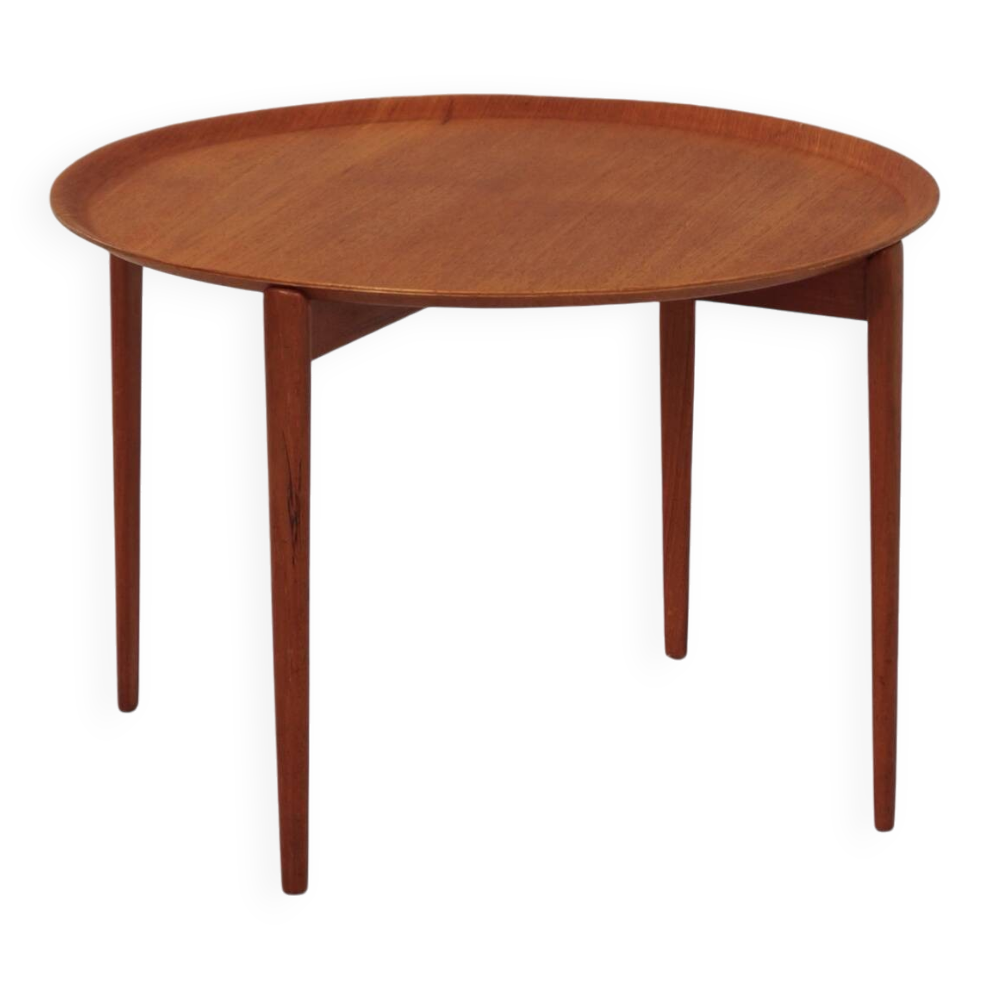 ROUND COFFEE TABLE BY HANS OLSEN FOR VISKADALENS MÖBELINDUSTRI, 1960S | SCANDINAVIAN MODERN