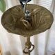 Louis XV cage chandelier gilded bronze with 3 lights twentieth era
