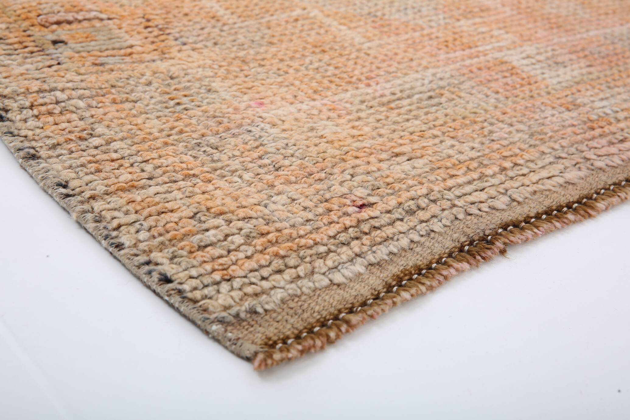 2x12 Long Narrow Orange Vintage Runner Rug, 75x378Cm SK 18494 FREE SHIPPING