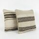 Set of 2 vintage kilim cushion covers 51x51 cm
