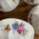 Small faceted bowls - porcelain