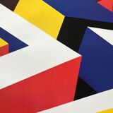 Original exhibition poster by Peter STÄMPFLI, Galerie Lelong, 1988