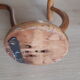 Hook, curved wooden coat rack