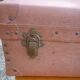 Green cardboard suitcase