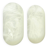 Pair of Glass Wall Lamps from Peill & Putzler, Germany, 1970s/1980s