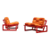 Pair of Carlotta lounge chairs by Tobia & Afra Scarpa for Cassina, Italy