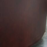 English Cowhide Leather Chesterfield Armchair