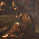 The monks' lunch, oil on canvas, Genoese school, Italy 18th century.