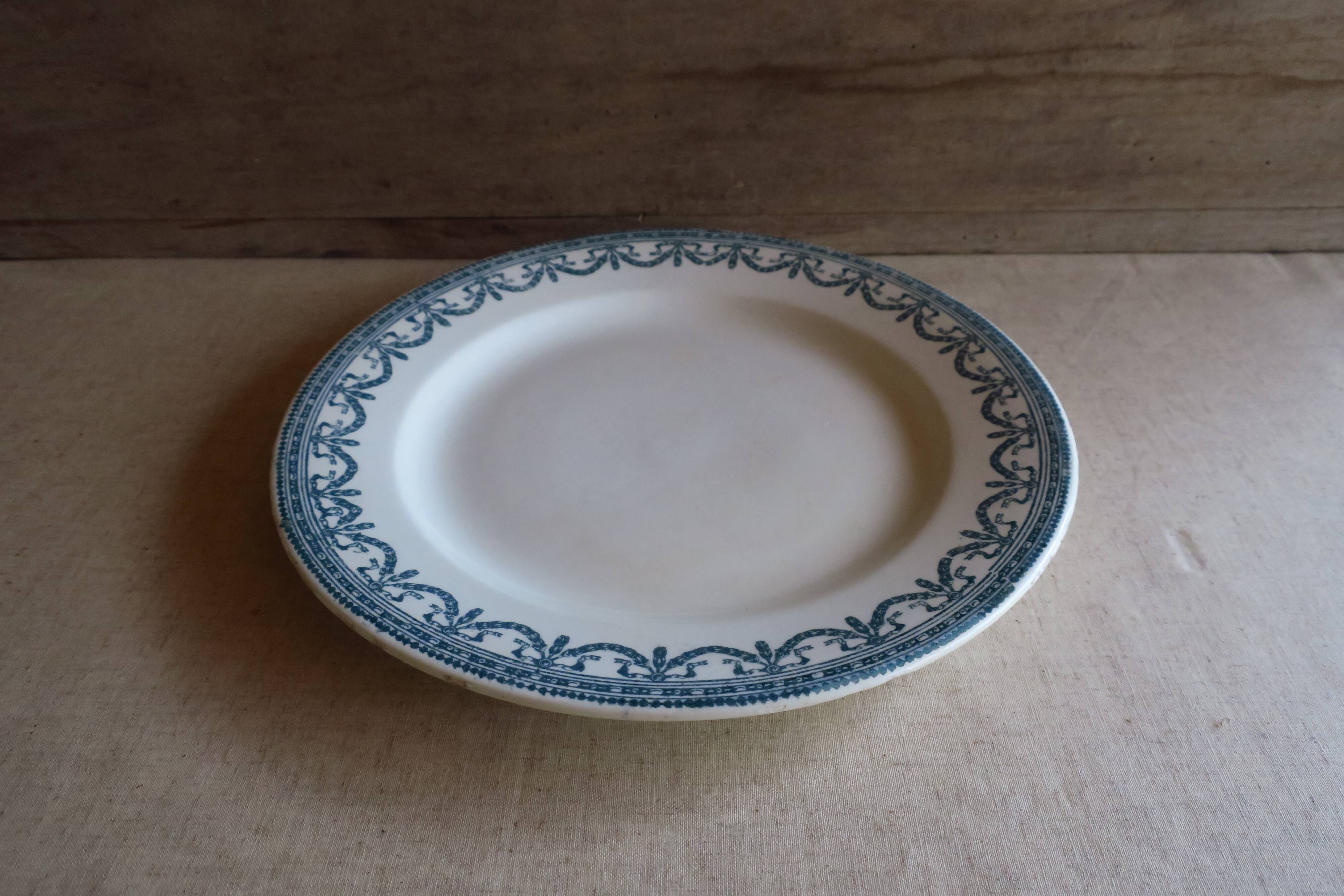 Antique ironstone plate