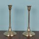 Brass candle holders