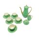 Coffee set, mid-century modern, porcelain, Porcelit Pruszków, Poland, 1970s.