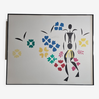 Silkscreen after Henri Matisse, framed 101 cm x 82 cm