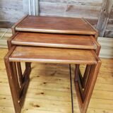 3 tables in teak by G-Plan, 70s