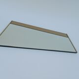 Asymmetric mirror from the 70's 40x80cm