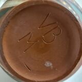 60 year pitcher / arts and crafts / collectible ceramics / vintage / signed / Mid-Century