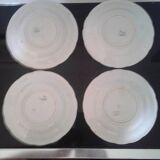 Set of four talking plates from Gien