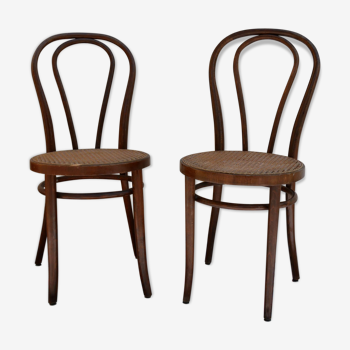 Pair of chairs bistro Thonet