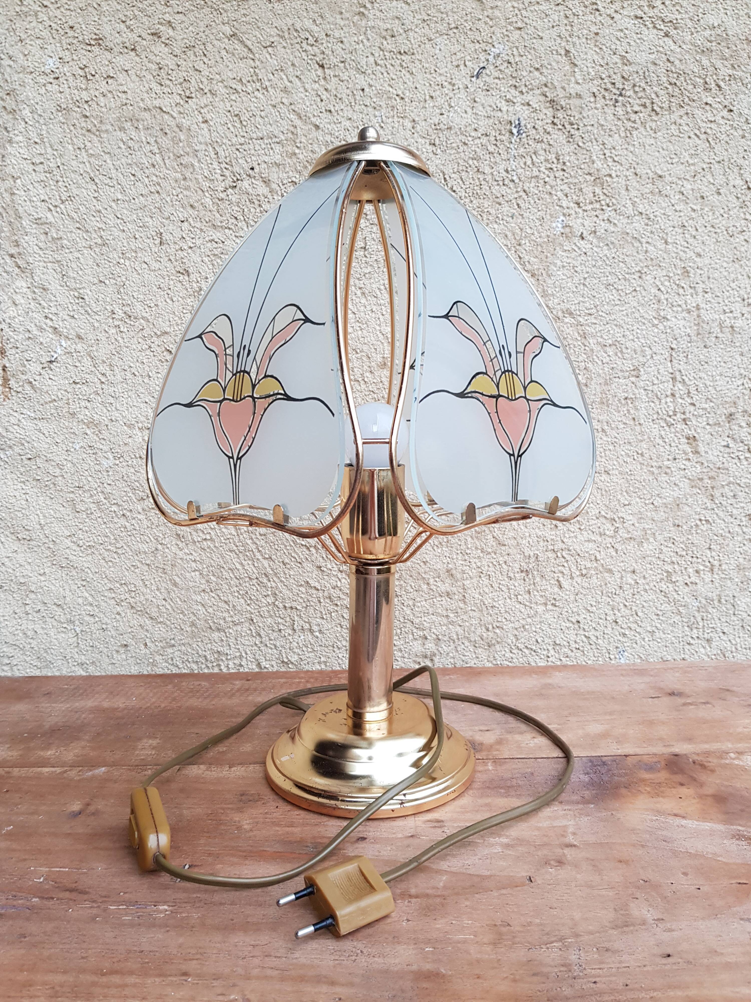 Lampe vintage style Art déco