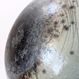 Vintage Raku ceramic bowl, handmade, signed, Japanese craftsmanship.