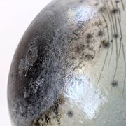 Vintage Raku ceramic bowl, handmade, signed, Japanese craftsmanship.
