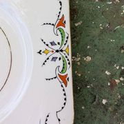 Pair of English Art Deco dishes Gladstone