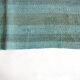Blue hemp carpet of Turkish origin, 150 x 195 cm.