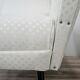 Fauteuils italiens des années 1950 en tissu crème avec pieds en fer
