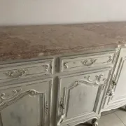 Magnificent mahogany enfilade in Regency style.