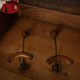 Old schoolboy walnut desk