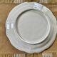 Artichoke plate Digoin in majolica faience barbotine