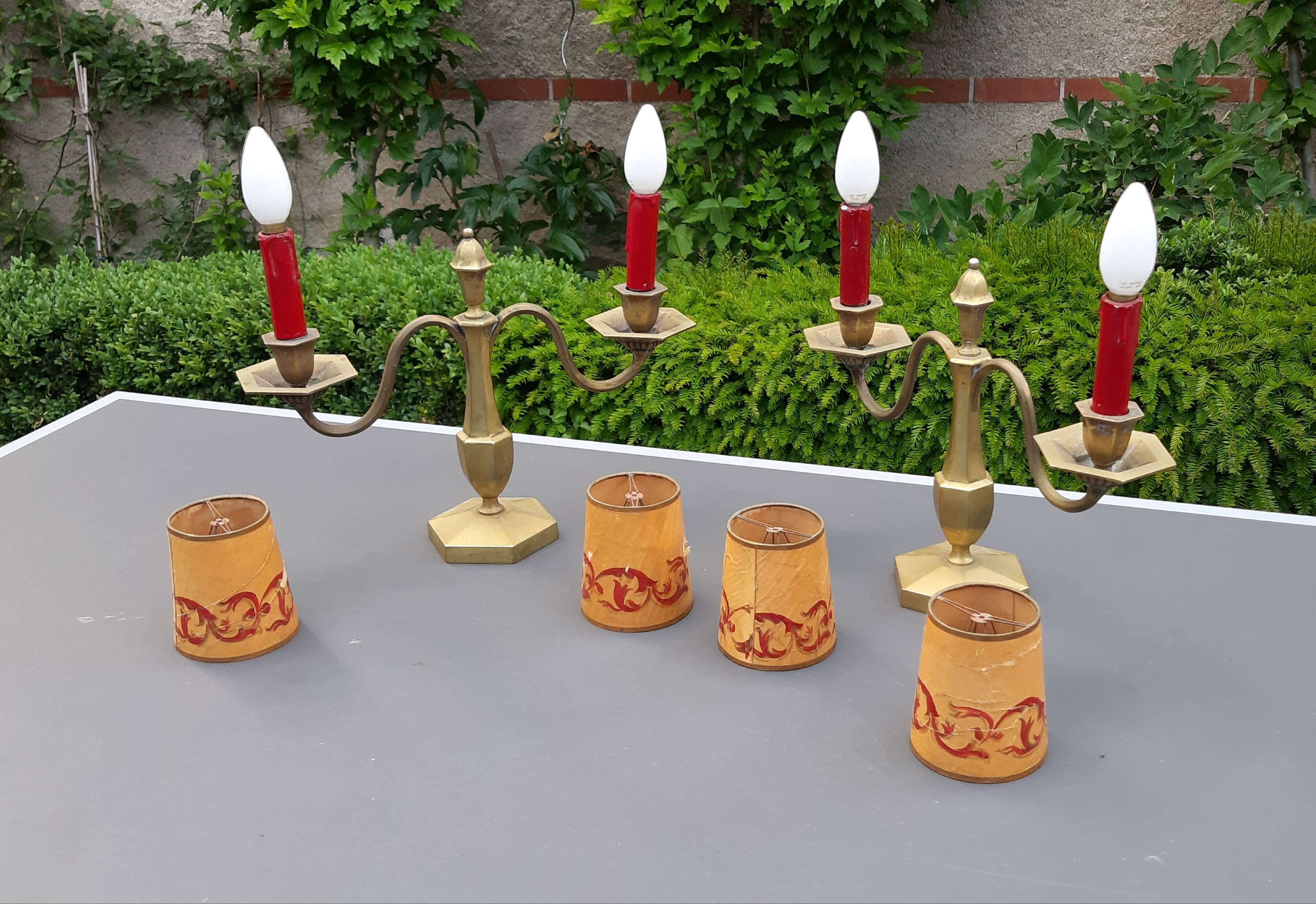 Paire de flambeaux