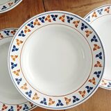 Set of 6 St-Amand soup plates