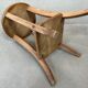 Old round side table
