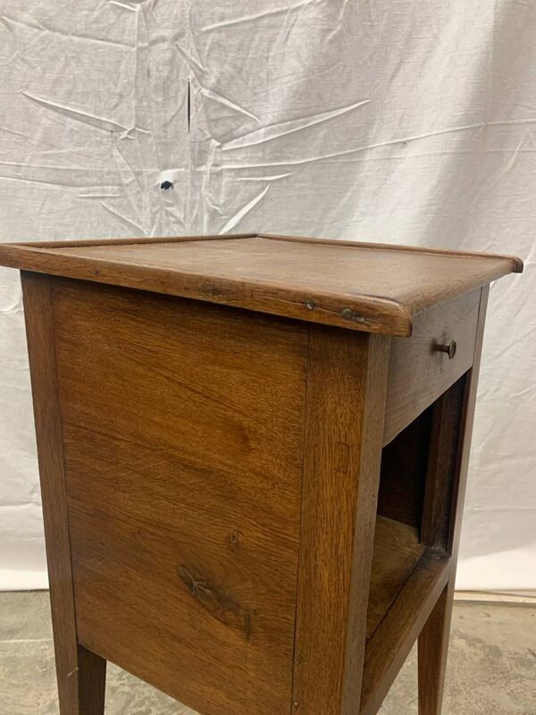 Ancien chevet rustique en chêne massif