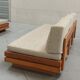 Elm sofa Maison Regain, 60's